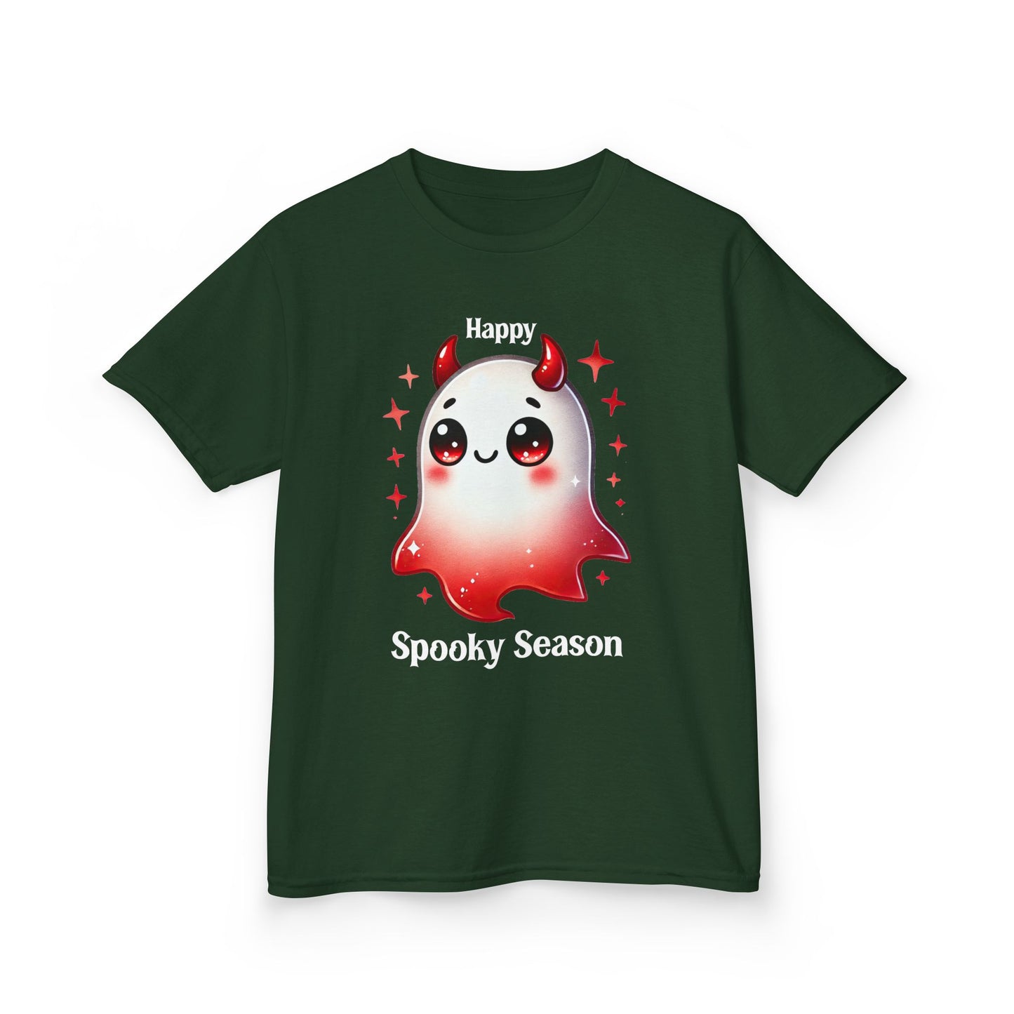 Child Tee - Halloween / Ghost - Happy Spooky Season (01a)