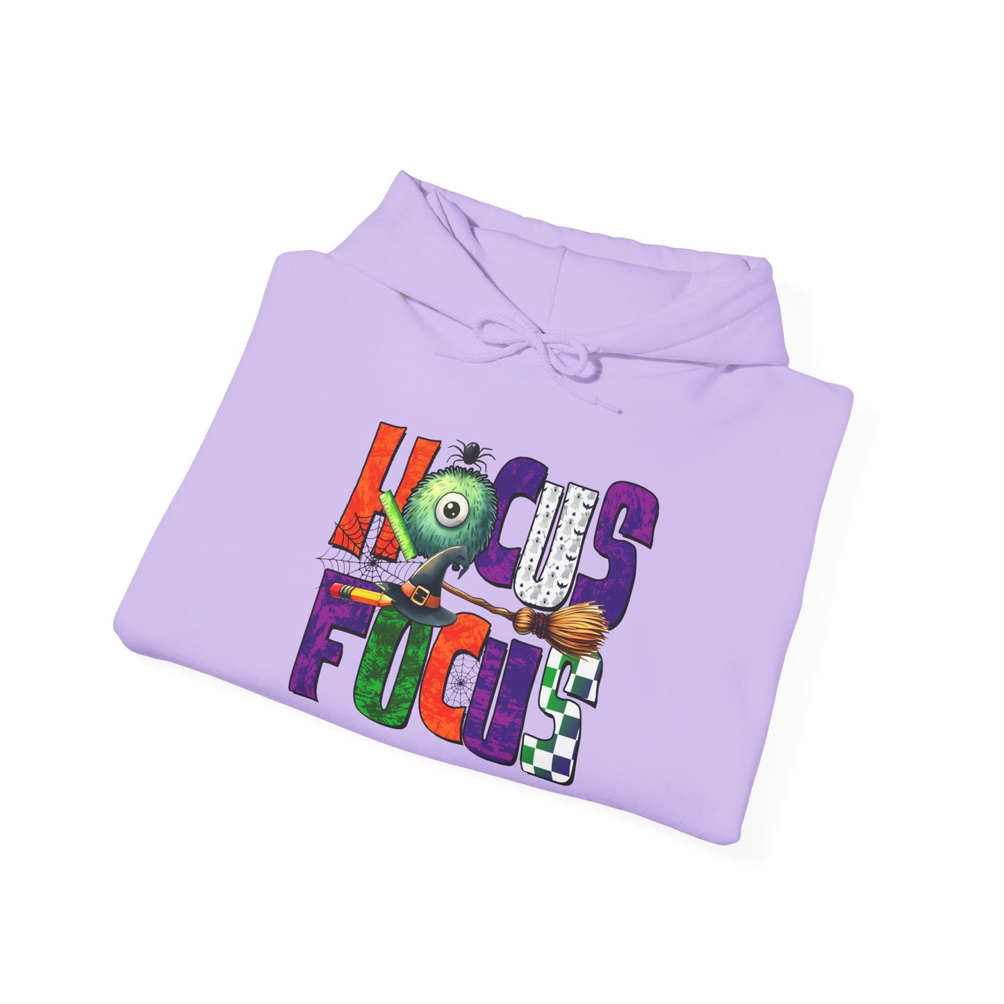 Heavy Blend Hoodie - Teacher/Halloween - Hocus Focus (01a)