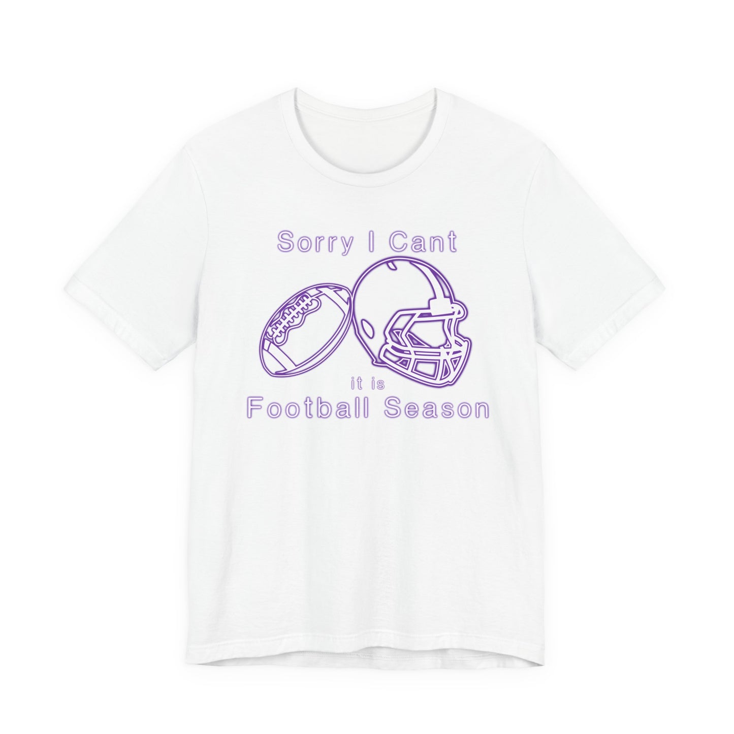 T-shirt - Football - Sorry I Cant (01c)