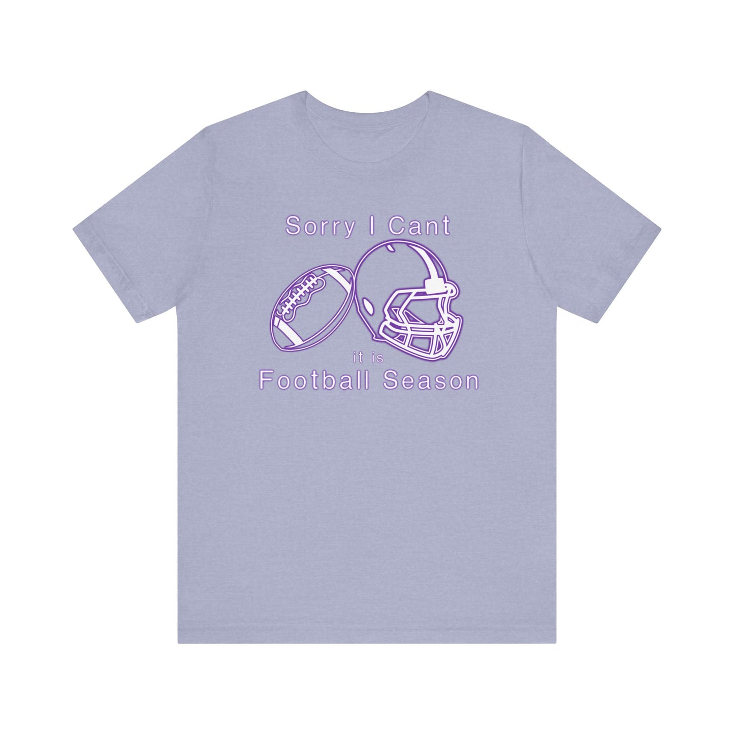 T-shirt - Football - Sorry I Cant (01c)