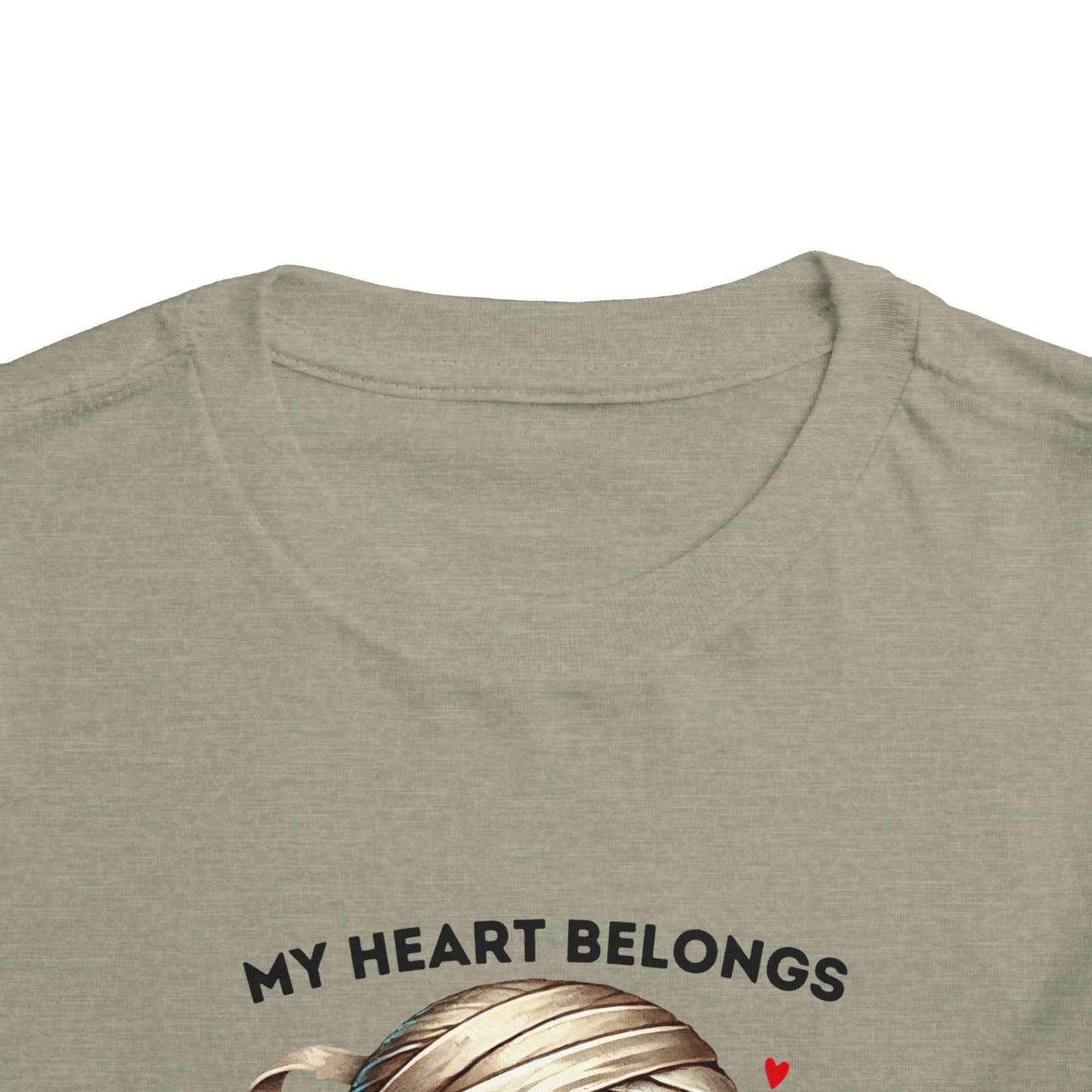 Toddler Tee - Halloween - My Heart Belongs to My Mummy (2a)