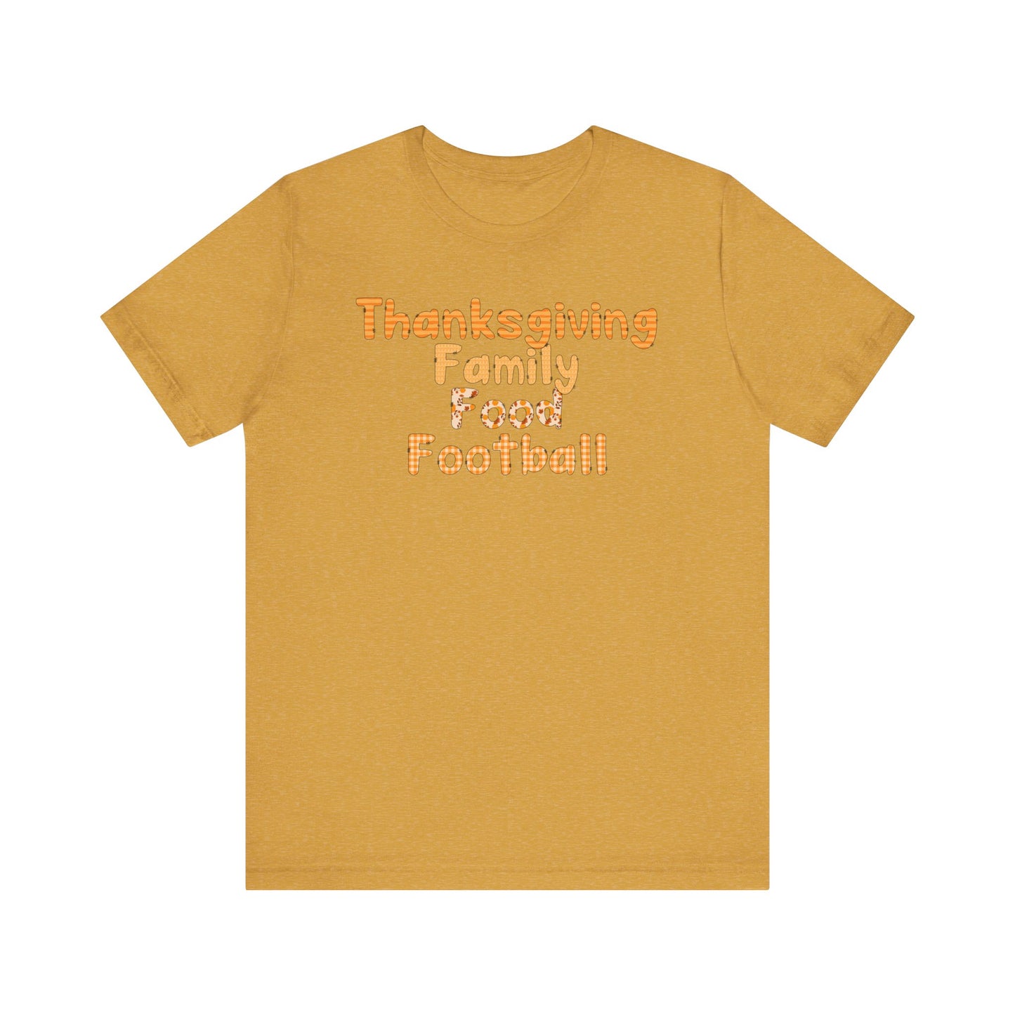T-shirt - Thanksgiving - Family Food Football (01a)
