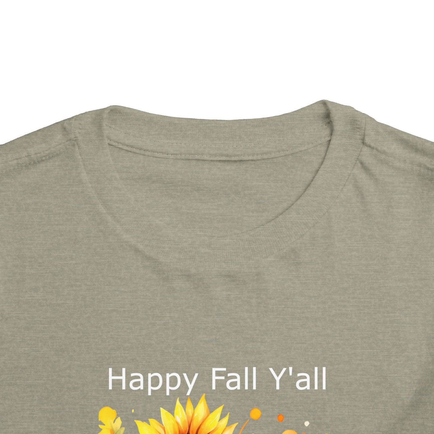 Toddler Tee - Autumn - Happy Fall Y'All (01)