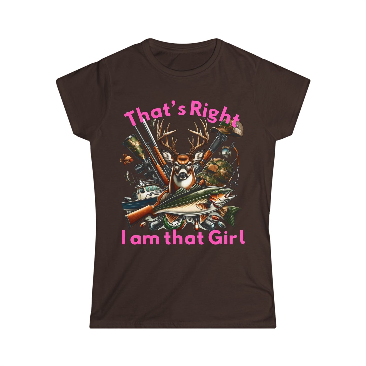 Female T-Shirt - Hunter - I am that girl (1a)