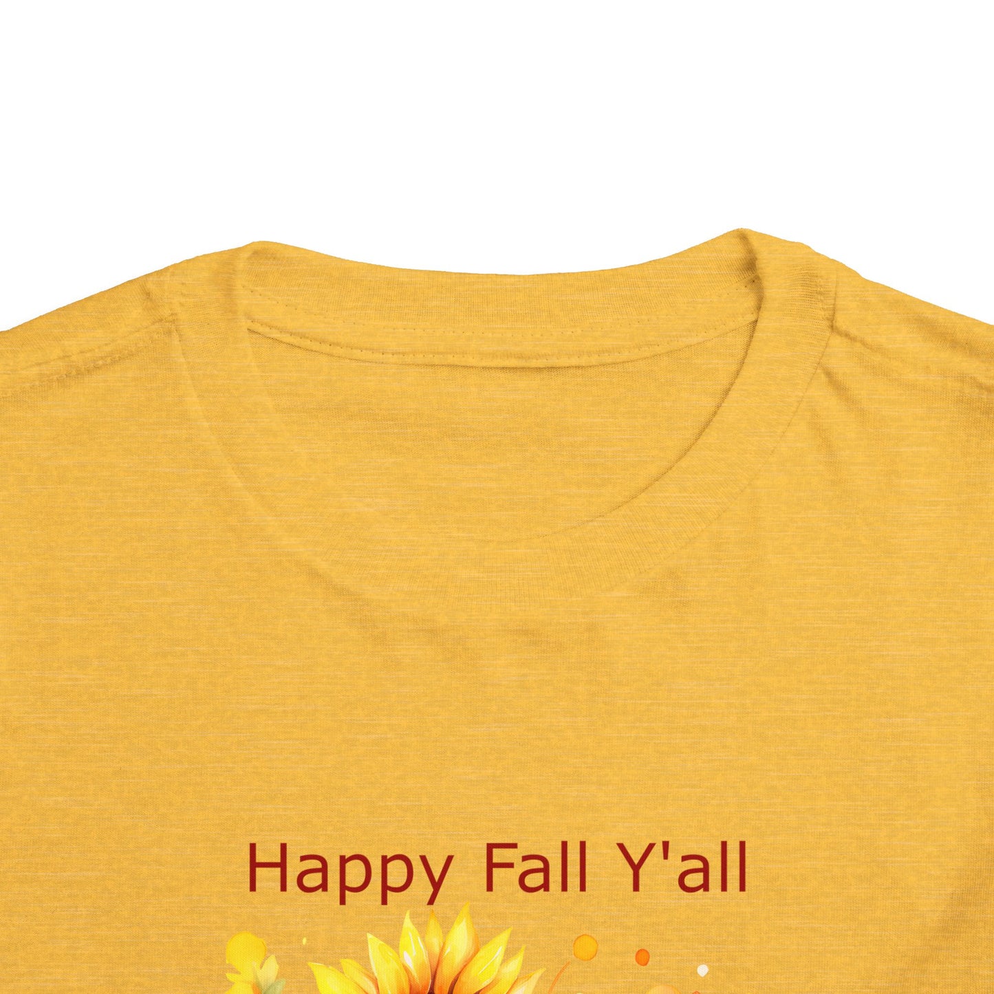 Toddler Tee - Autumn - Happy Fall Y'All (01)