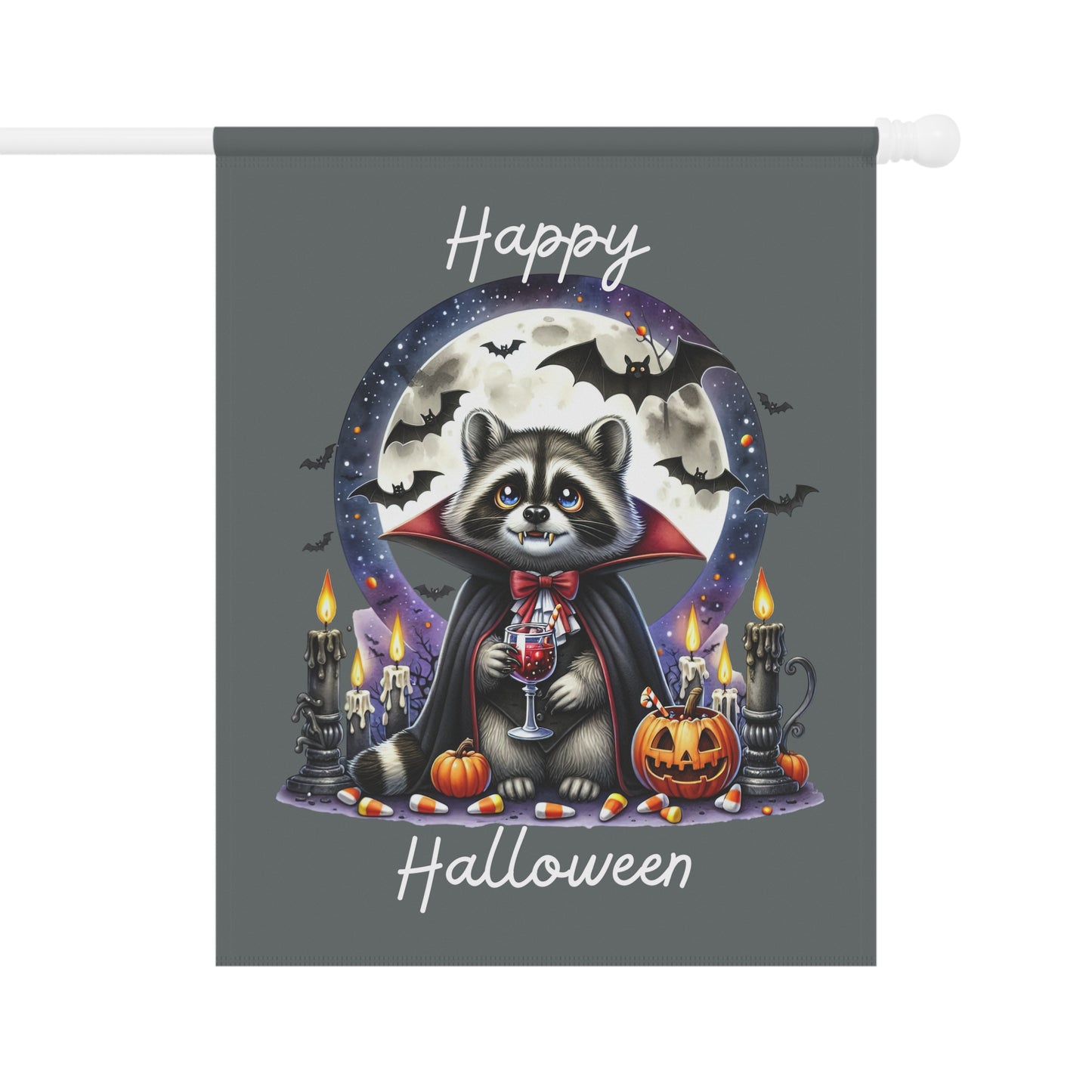 Garden Flag - Halloween - Happy Halloween (05a)