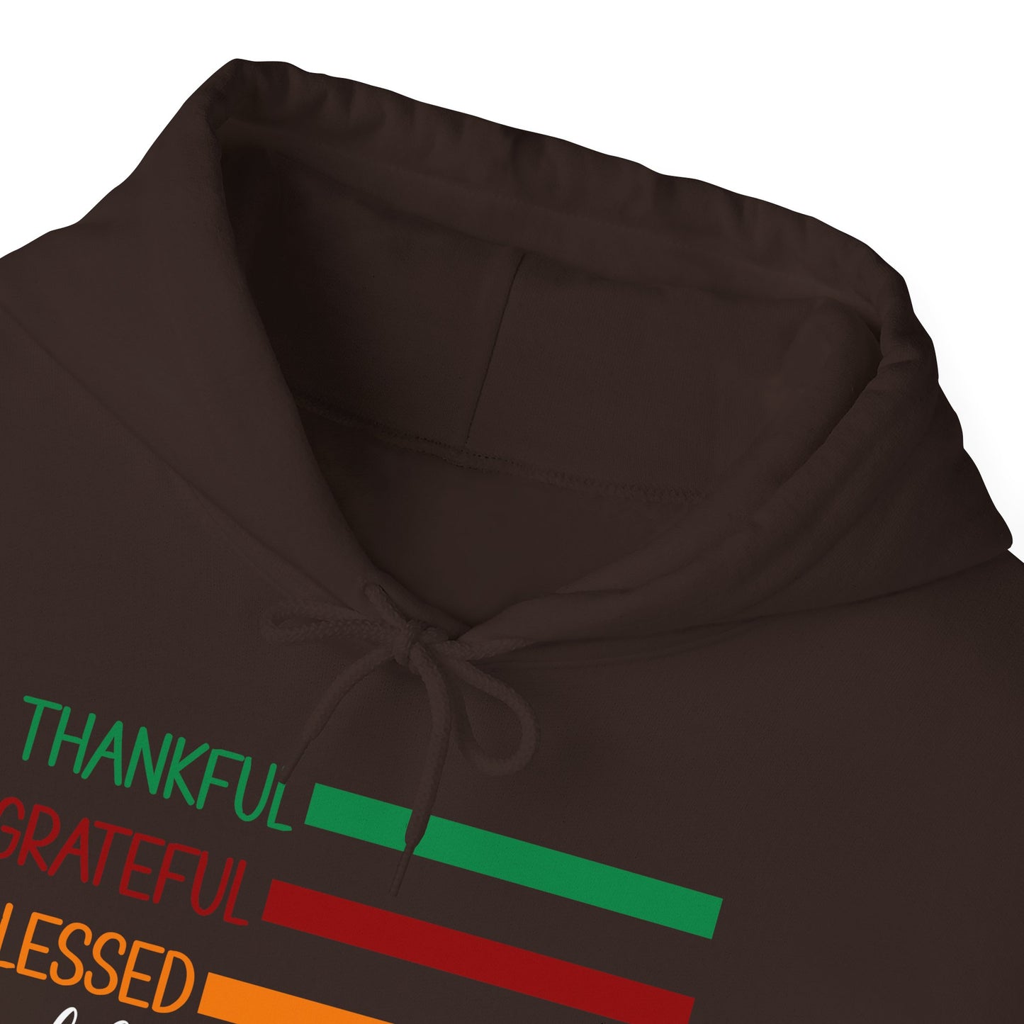 Heavy Blend Hoodie - Christian - Thankful, Grateful, Blessed & a Mess (1a)