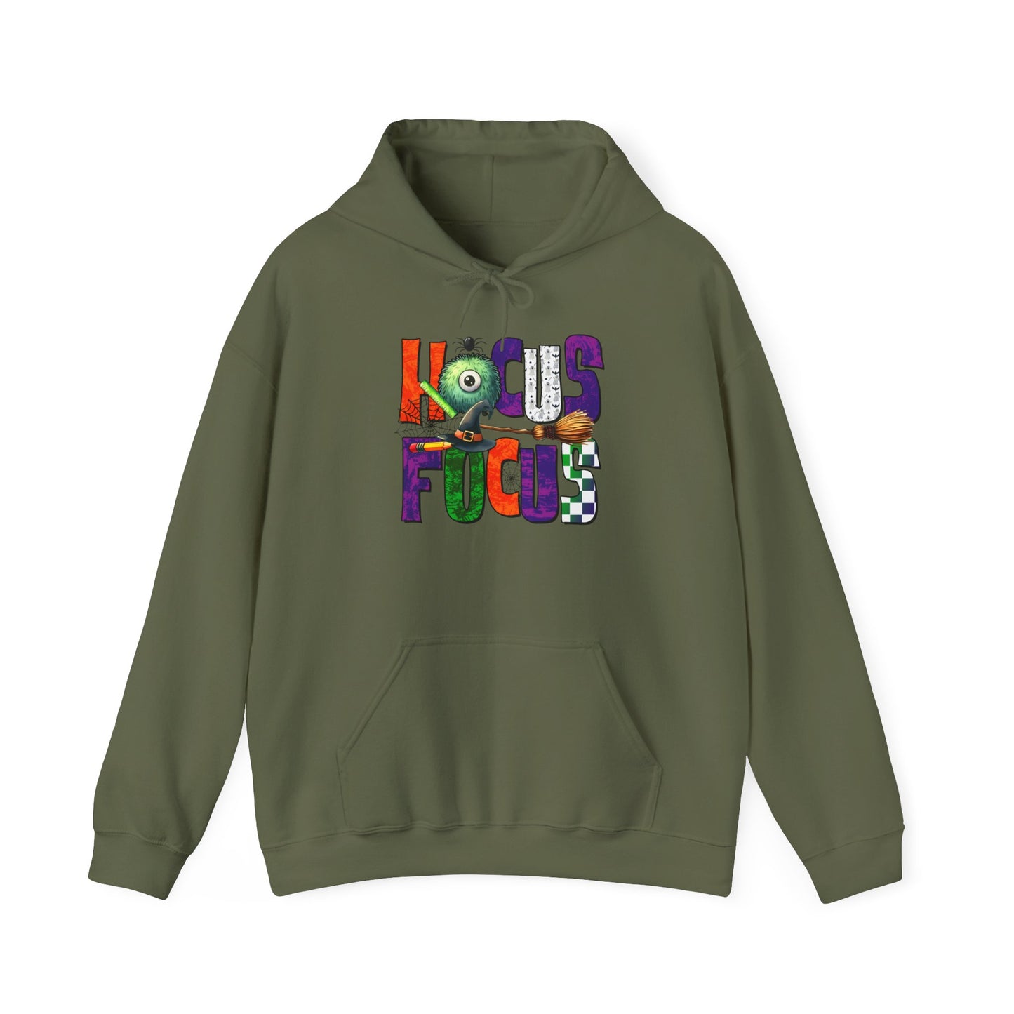 Heavy Blend Hoodie - Teacher/Halloween - Hocus Focus (01a)