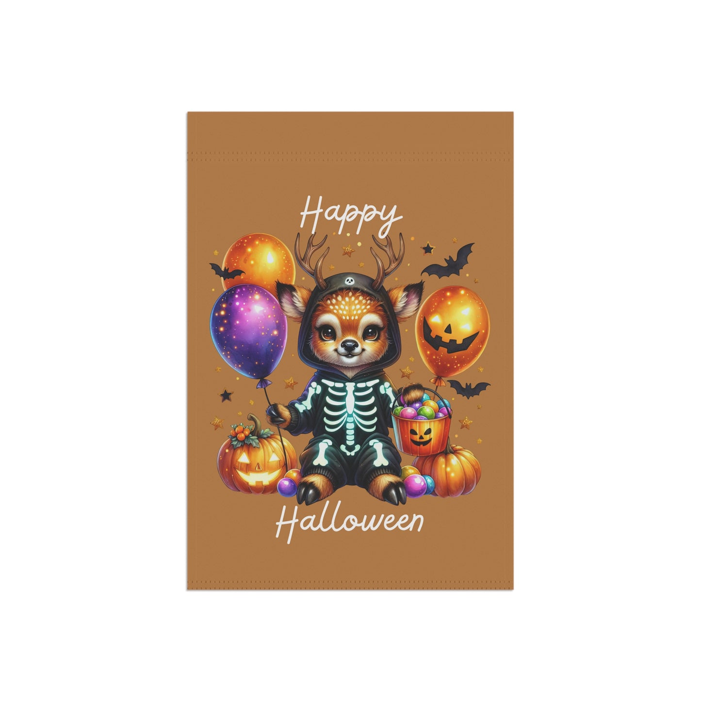 Garden Flag - Halloween - Happy Halloween (04a)