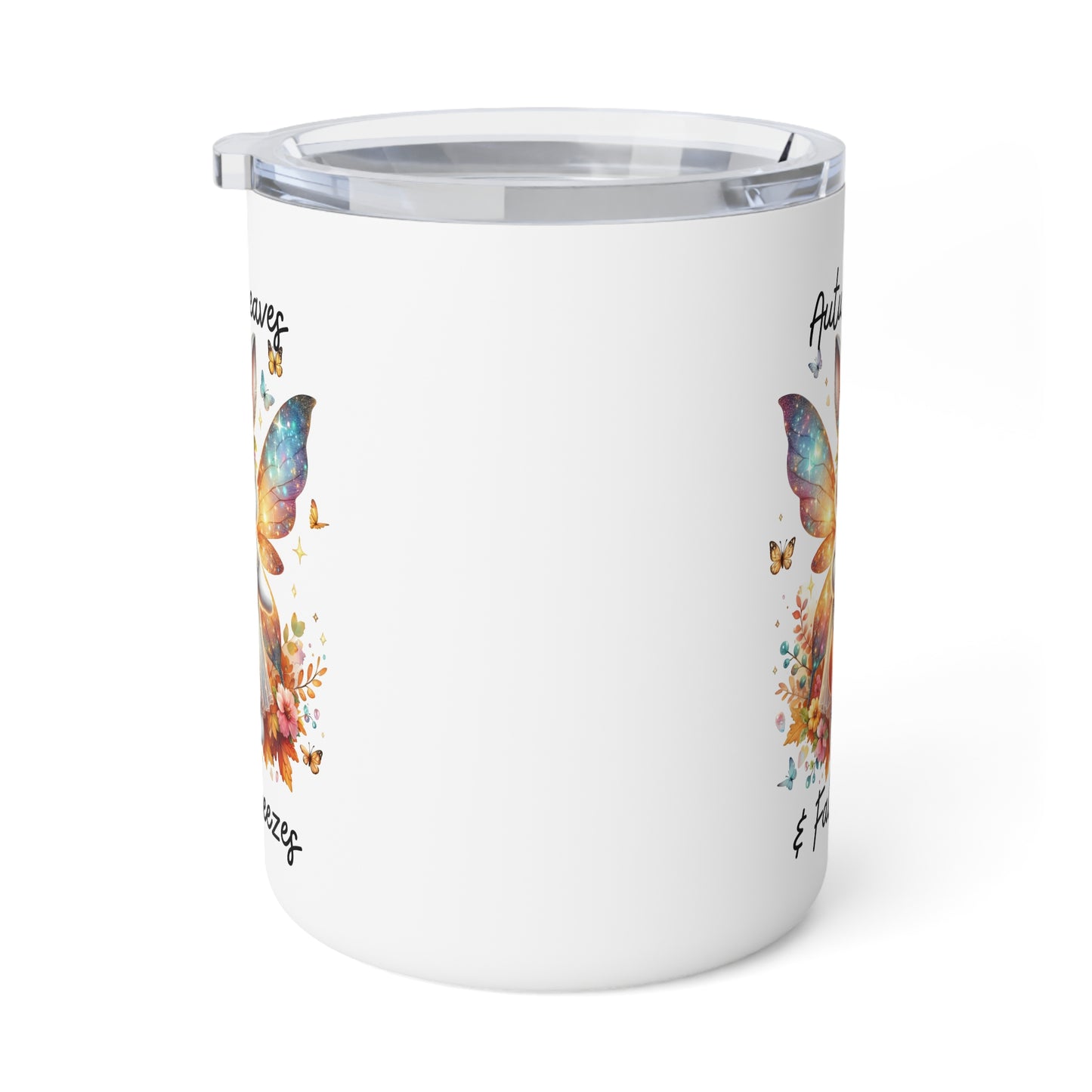 Insulated Mug - Autumn Leaves & Fall Breezes (01a)