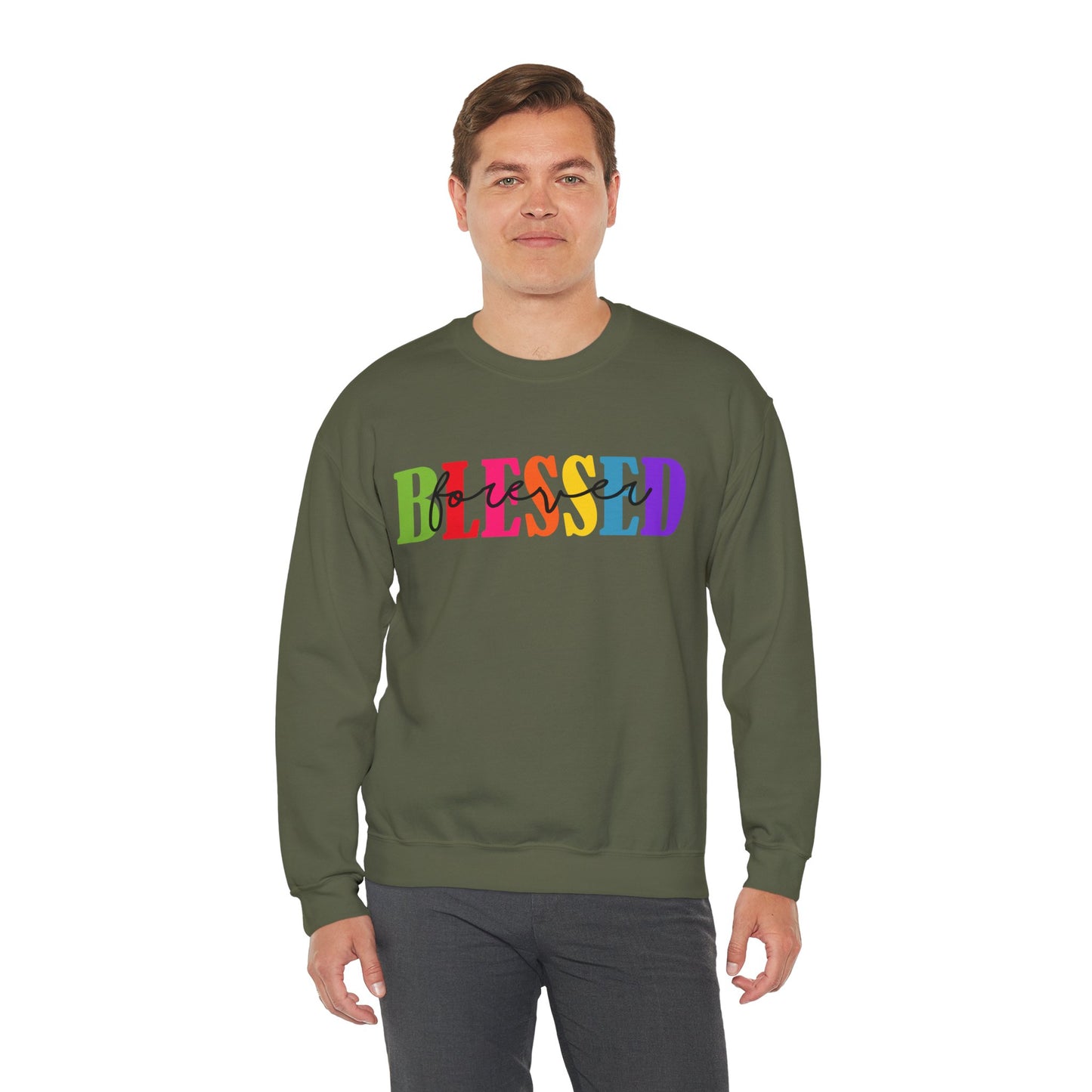 Sweatshirt - Faith - Blessed Forever (1)