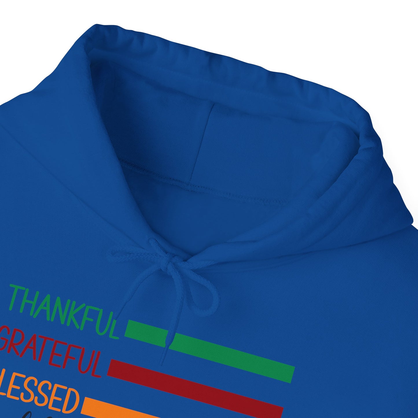 Heavy Blend Hoodie - Christian - Thankful, Grateful, Blessed & a Mess (1a)