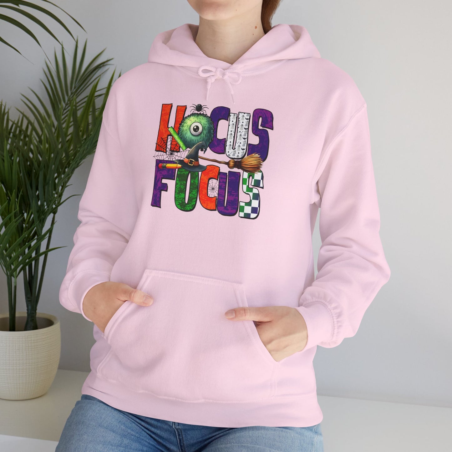 Heavy Blend Hoodie - Teacher/Halloween - Hocus Focus (01a)