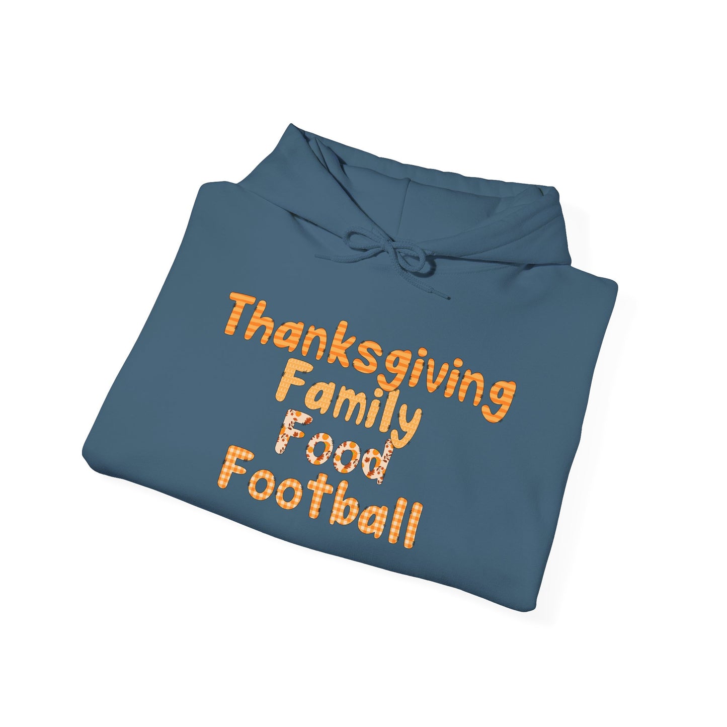 Heavy Blend Hoodie - Thanksgiving - Family Food Football (1a)