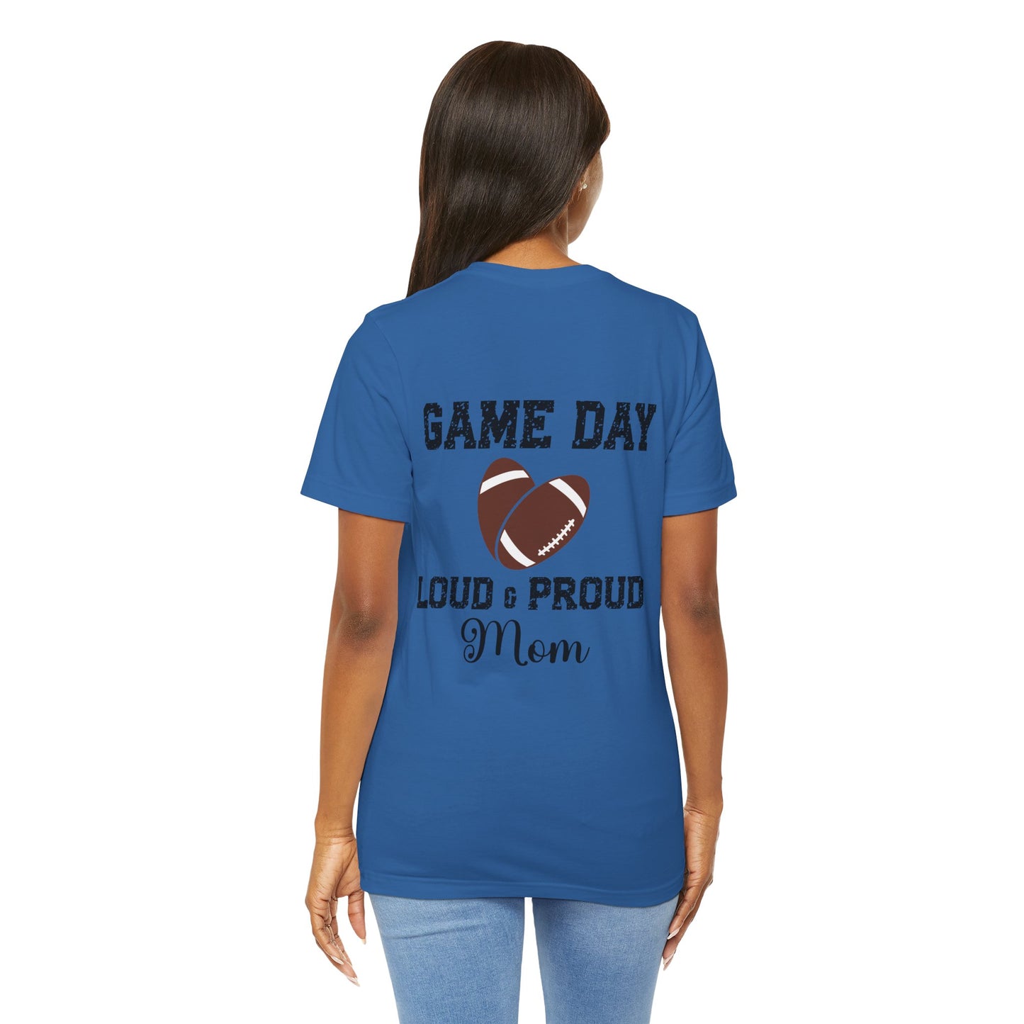 T-shirt - Football - Loud & Proud Mom (01a)
