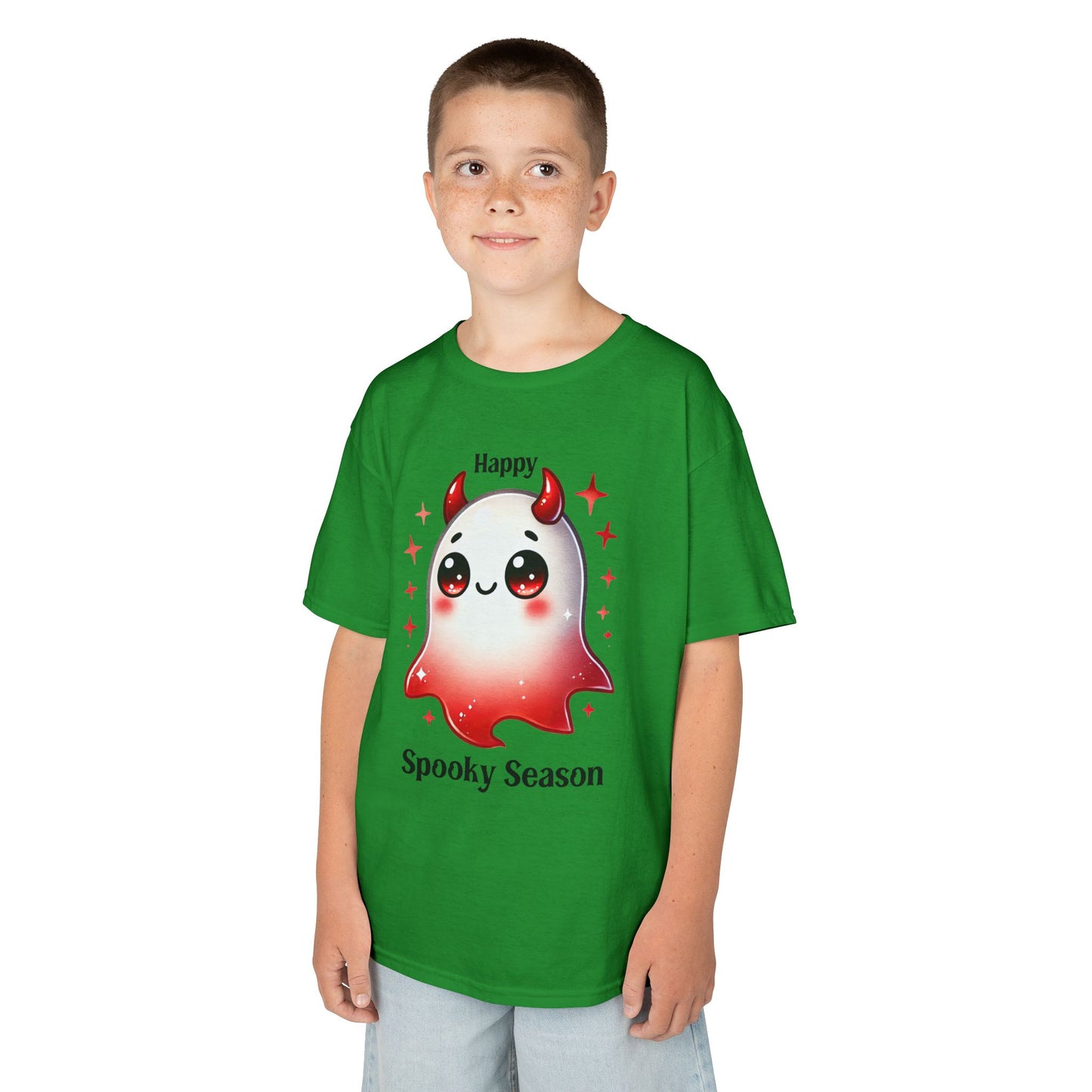 Child Tee - Halloween / Ghost - Happy Spooky Season (01a)