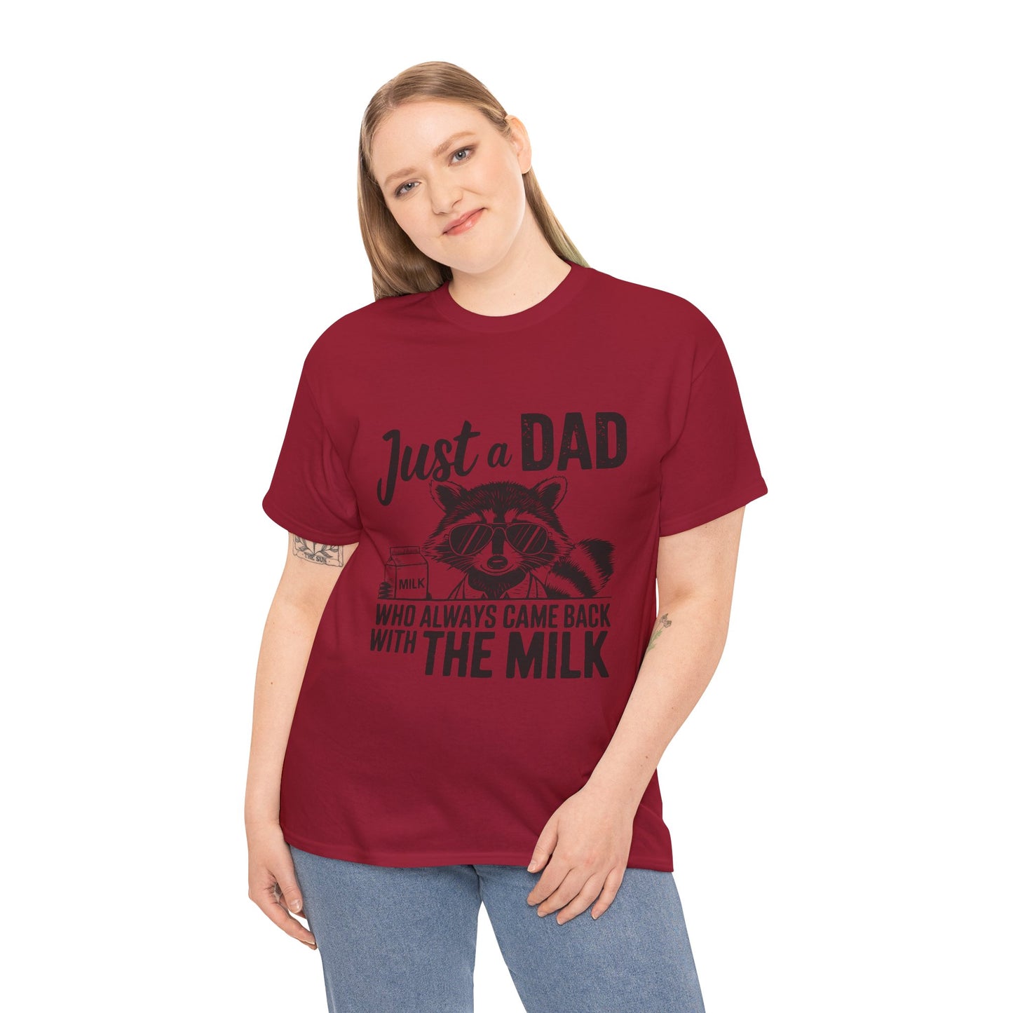 T-Shirt - Dad / Funny - Just a Dad (1) - Black Writing