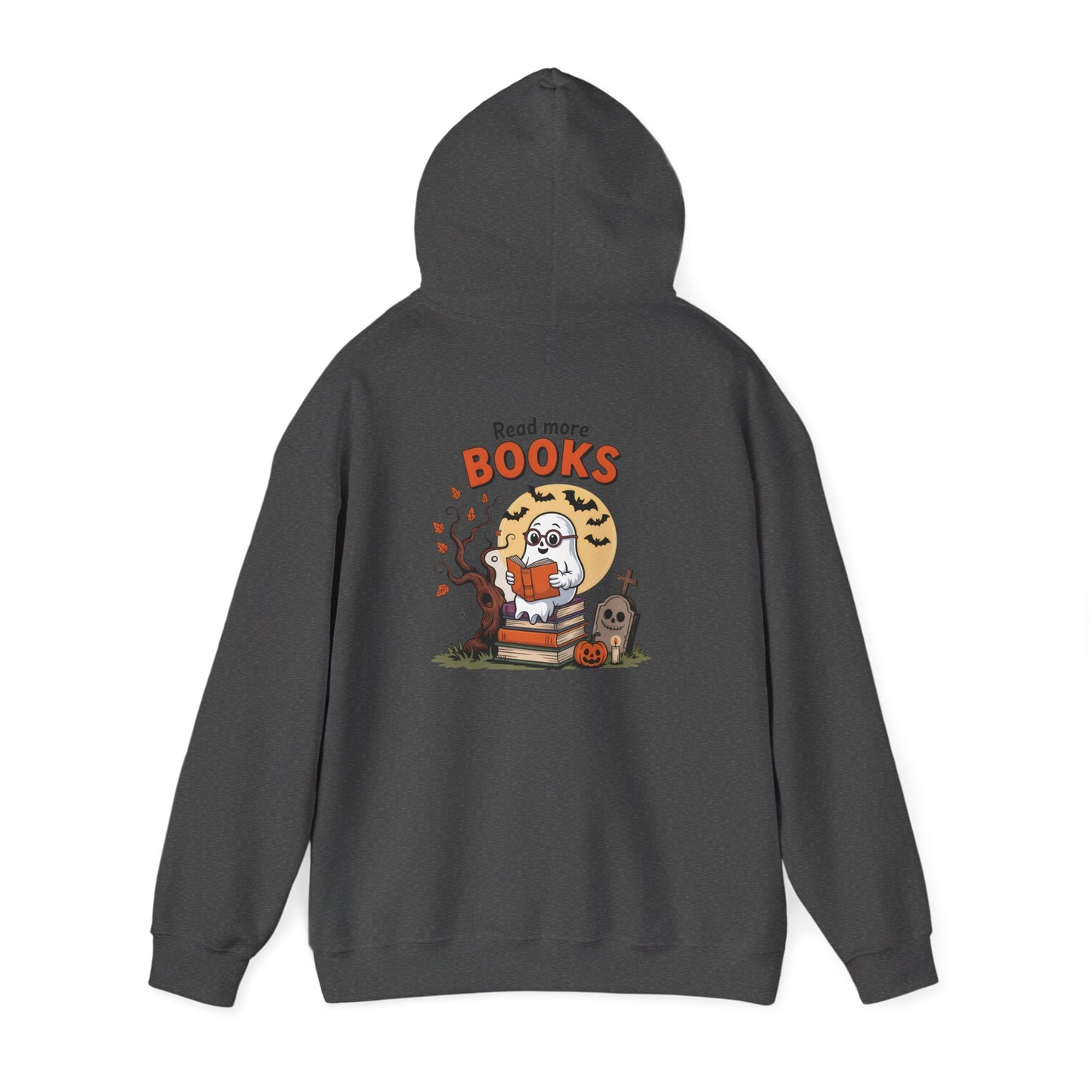 Heavy Blend Hoodie - Teacher/Halloween - Read More Books (01a)