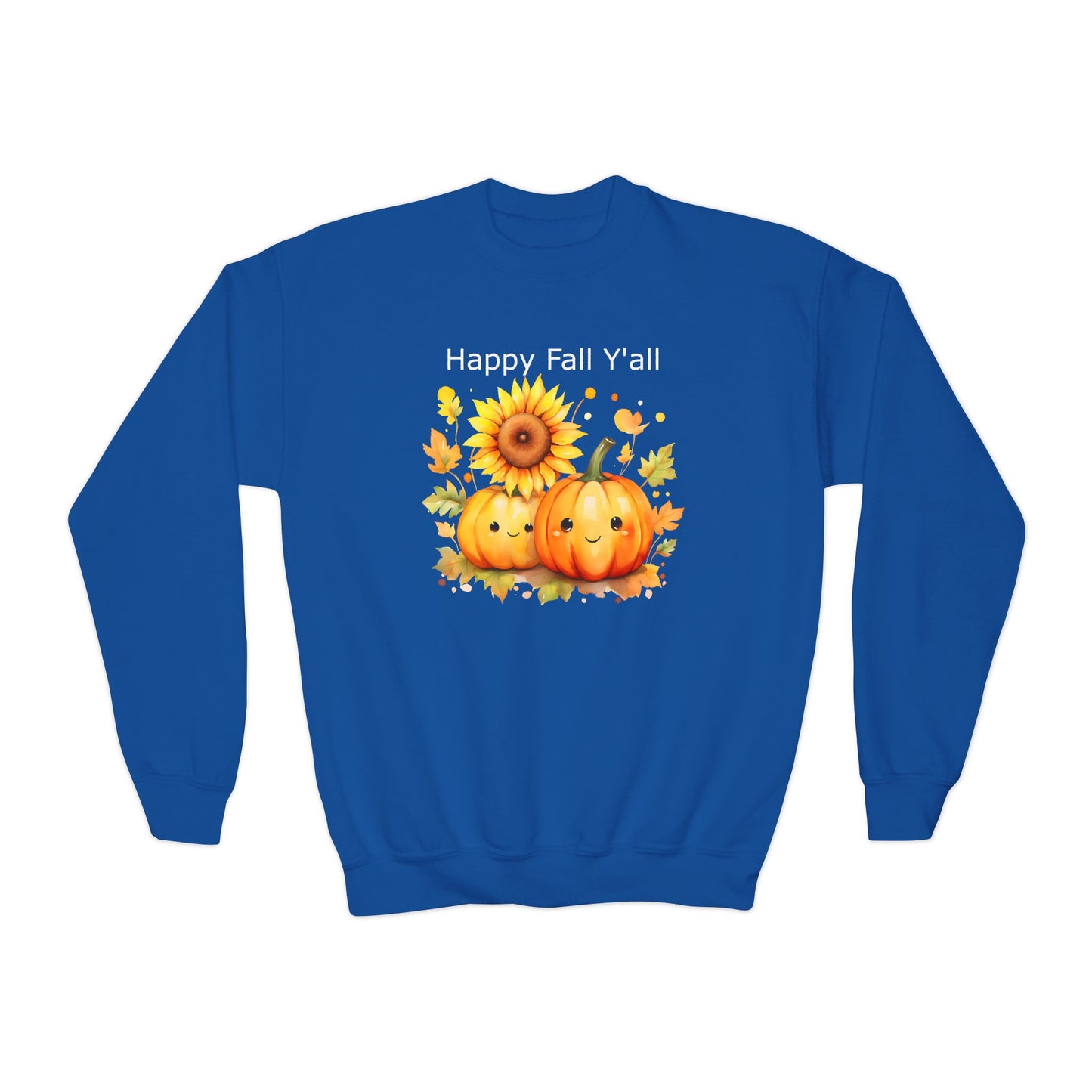 Child Sweatshirt - Autumn - Happy Fall Y'All (01)