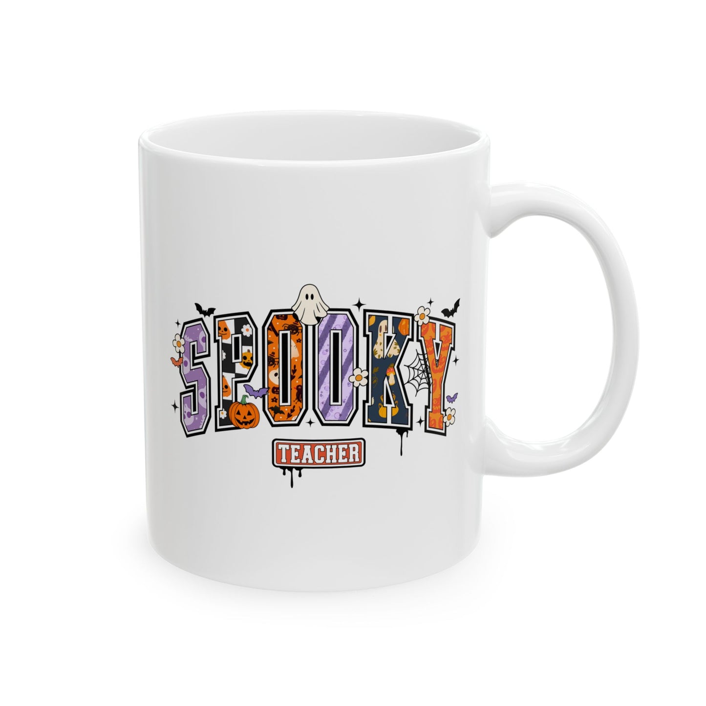 Ceramic Mug - Teacher / Halloween - Spooky Teacher (01a)