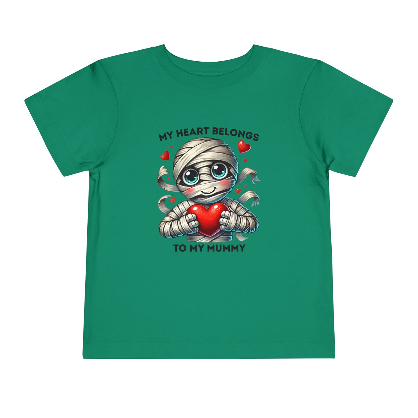 Toddler Tee - Halloween - My Heart Belongs to My Mummy (1a)