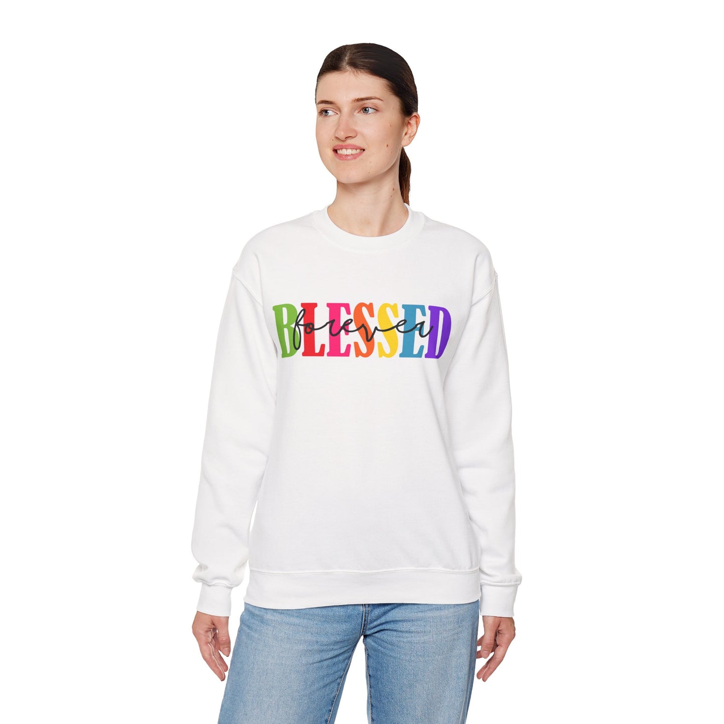 Sweatshirt - Faith - Blessed Forever (1)