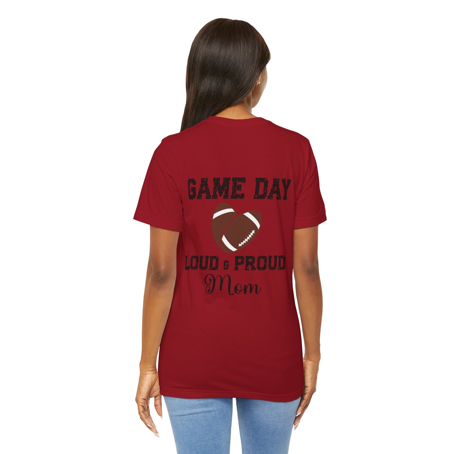 T-shirt - Football - Loud & Proud Mom (01a)