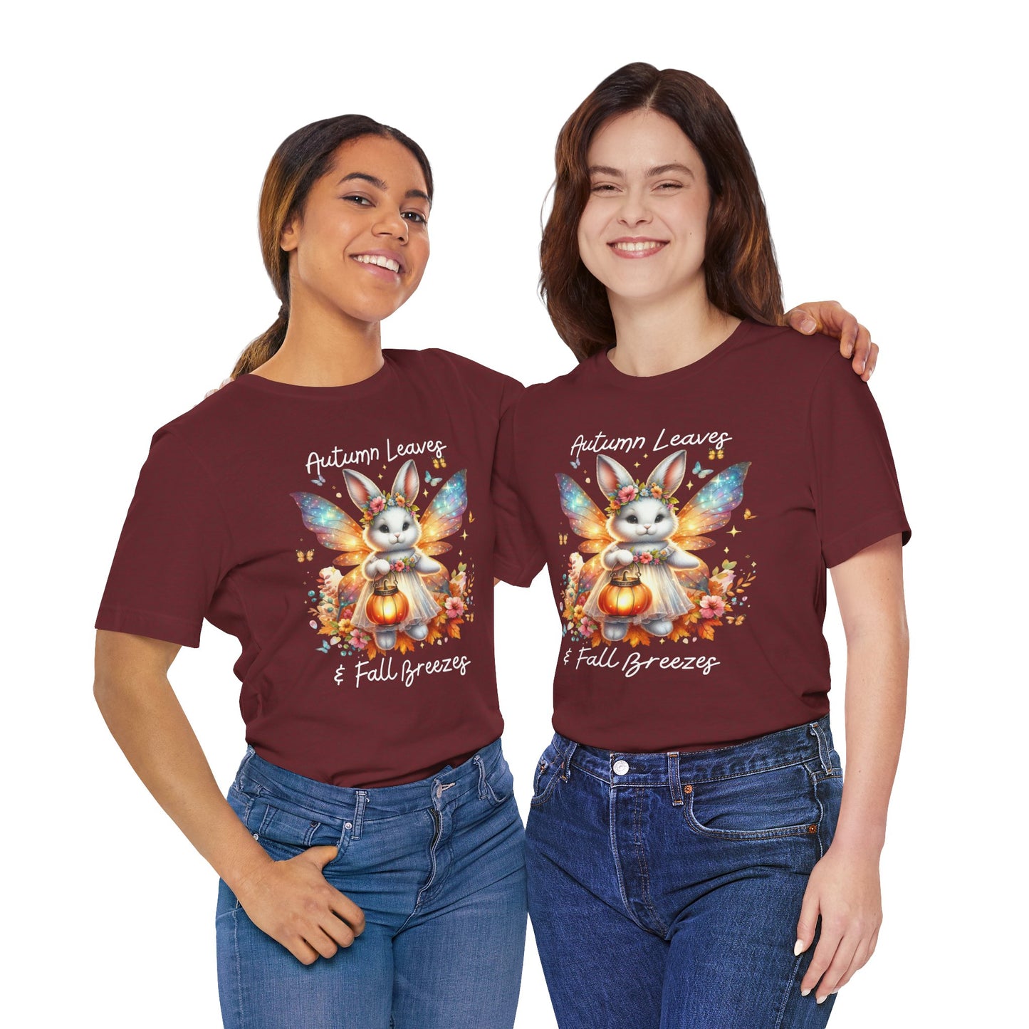 T-shirt - Autumn Leaves & Fall Breezes (01b)