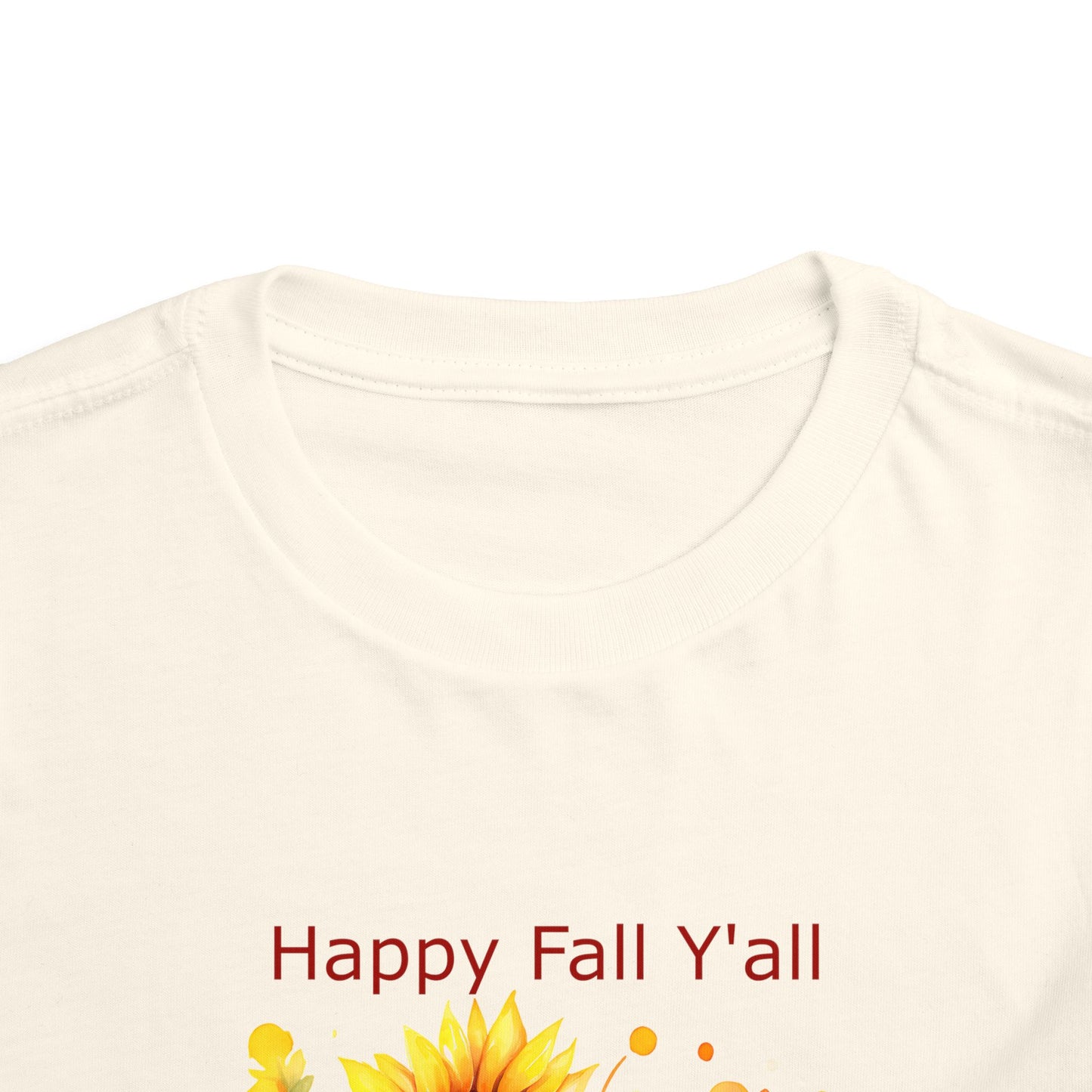 Toddler Tee - Autumn - Happy Fall Y'All (01)