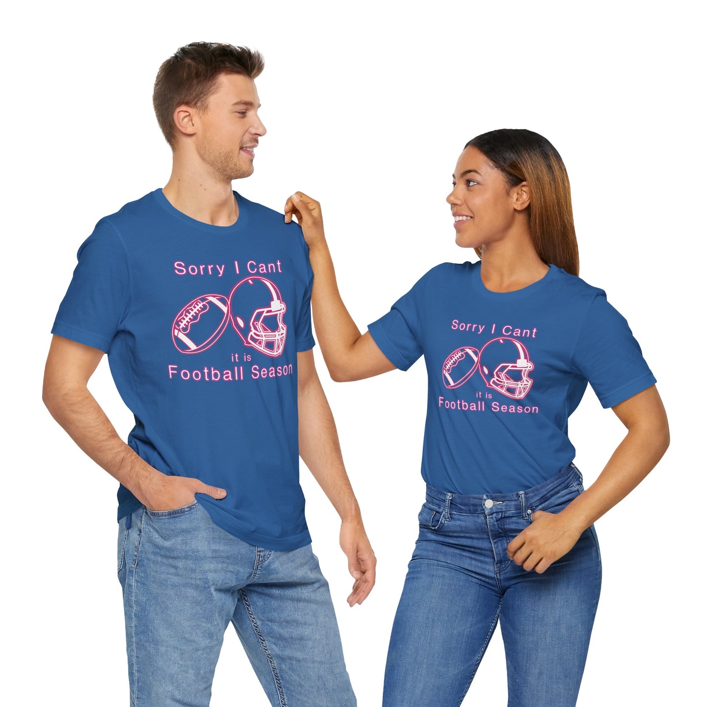 T-shirt - Football - Sorry I Cant (01a)