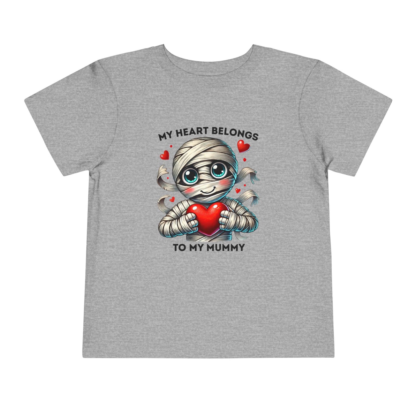 Toddler Tee - Halloween - My Heart Belongs to My Mummy (1a)