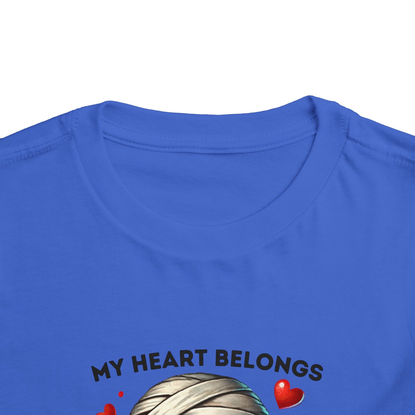 Toddler Tee - Halloween - My Heart Belongs to My Mummy (1a)