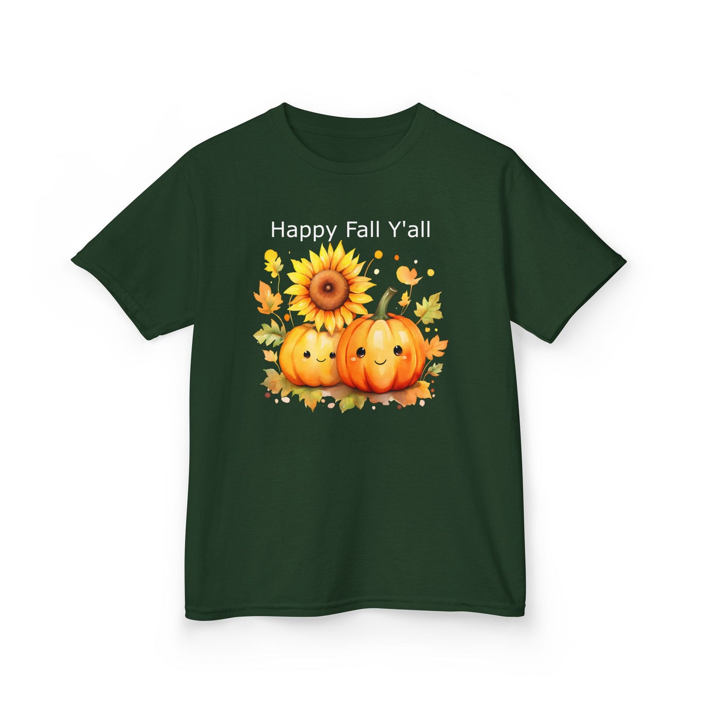 Child Tee - Autumn - Happy Fall Y'All (01)