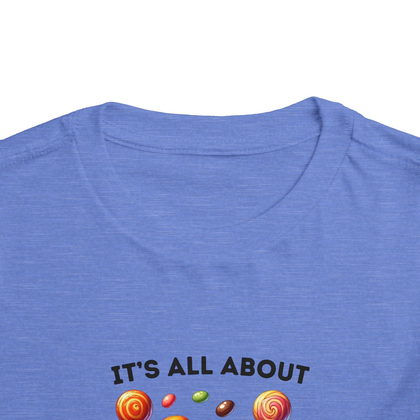 Toddler Tee - Halloween / Monster - It's all about the Candy! (01a)