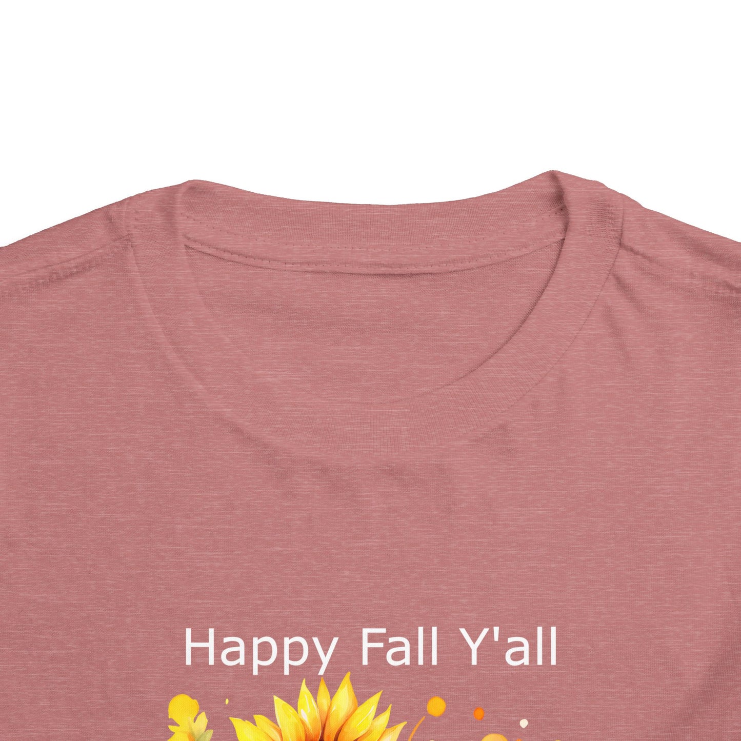 Toddler Tee - Autumn - Happy Fall Y'All (01)