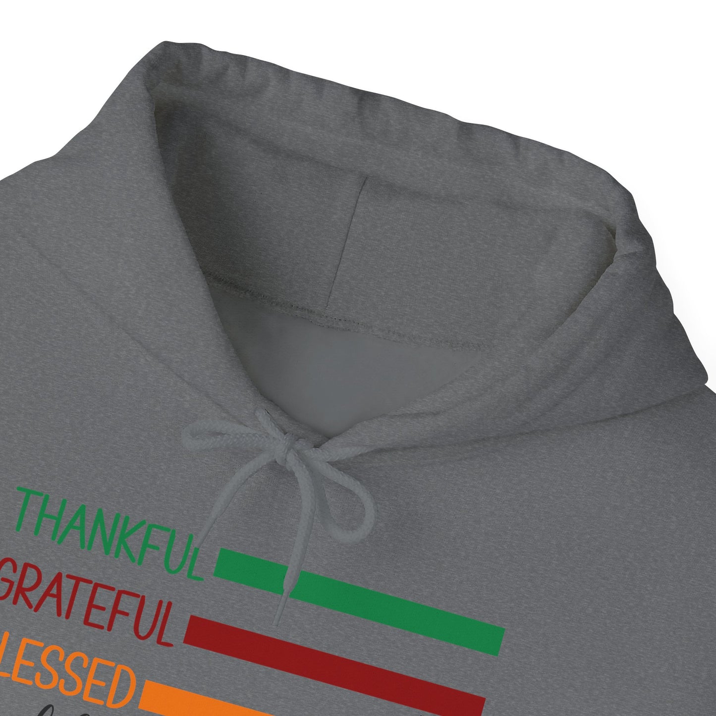 Heavy Blend Hoodie - Christian - Thankful, Grateful, Blessed & a Mess (1a)