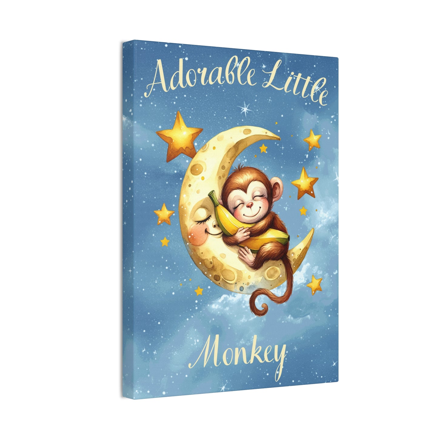 Nursery Canvas - Adorable Little Monkey