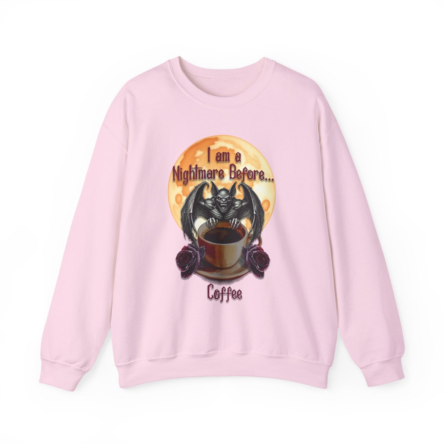 Sweatshirt - Halloween - Nightmare Before Coffee (1a) - Front Only