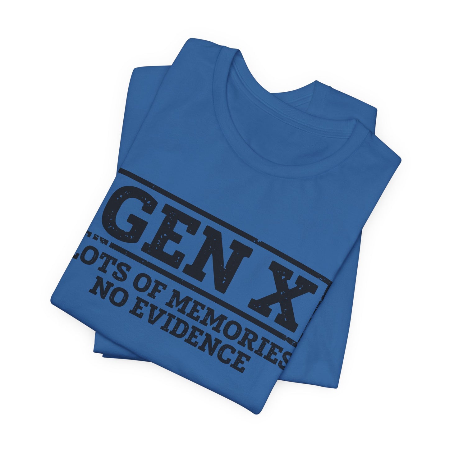 T-shirt - Sarcastic - GenX No Memories (01-black)