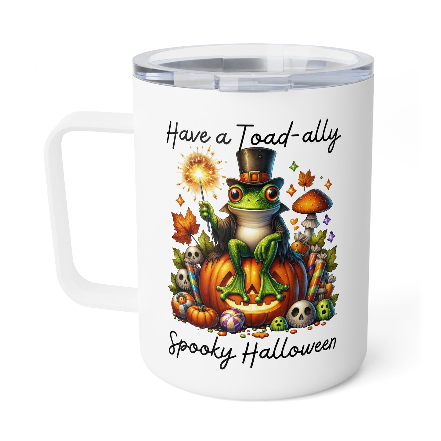 Insulated Mug - Halloween - Toad-ally Spooky Halloween (01a)