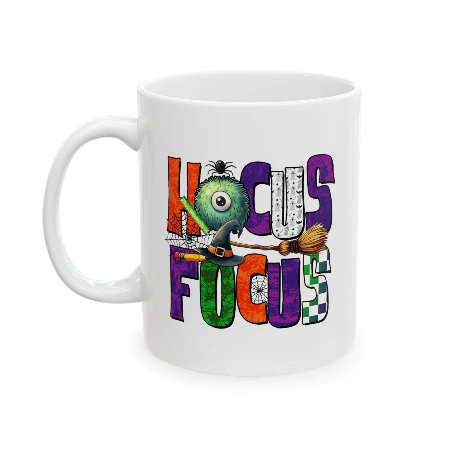 Ceramic Mug - Teacher / Halloween - Hocus Focus (01a)