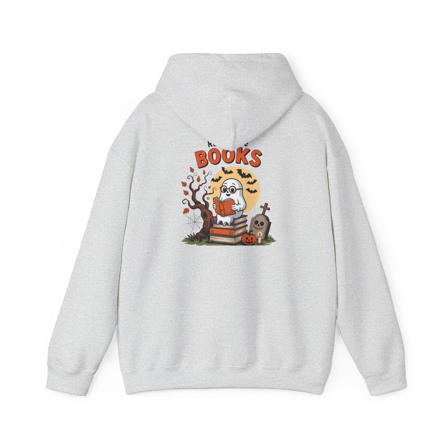 Heavy Blend Hoodie - Teacher/Halloween - Read More Books (01a)