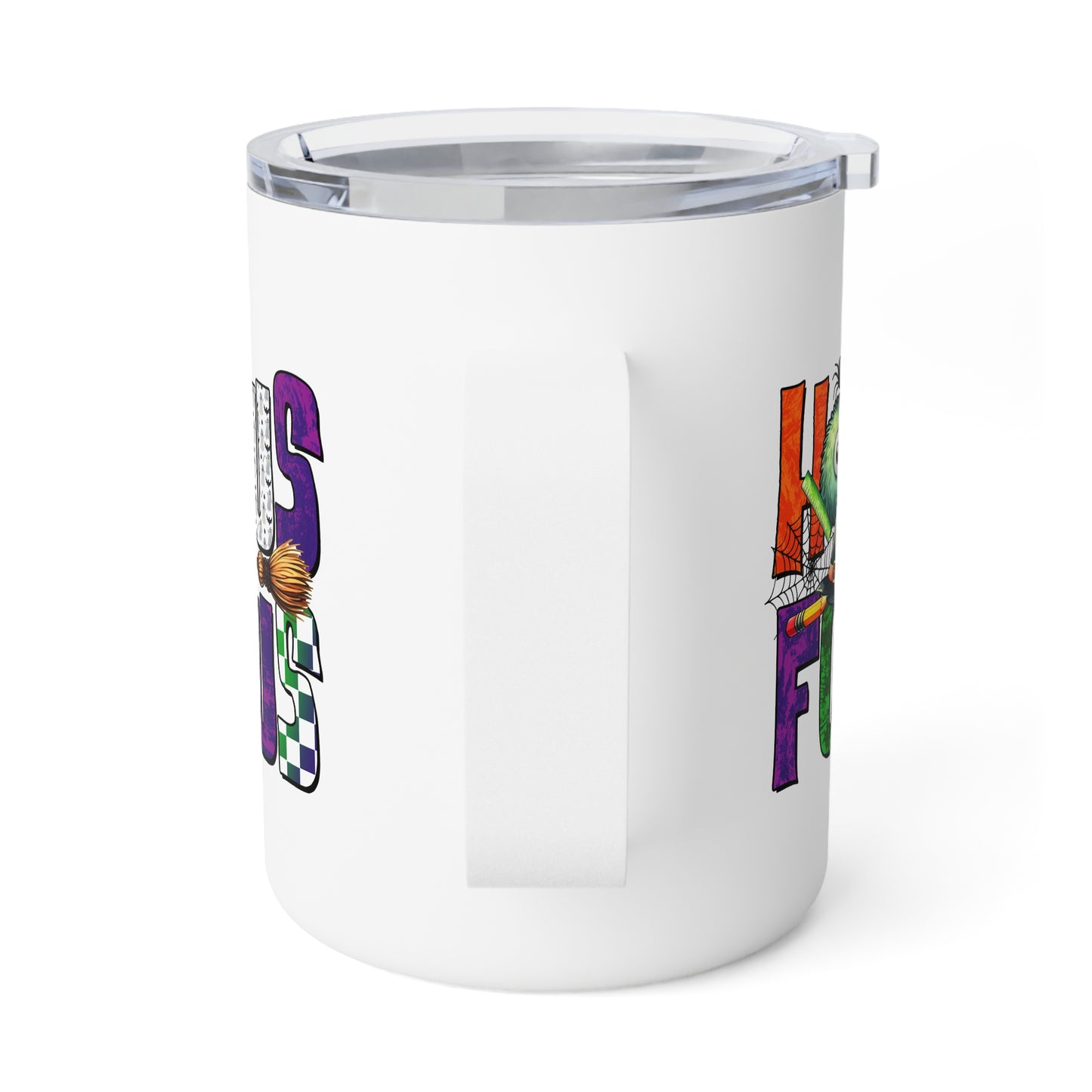 Insulated Mug - Teacher / Halloween - Fangs for the Healthcare (01a)