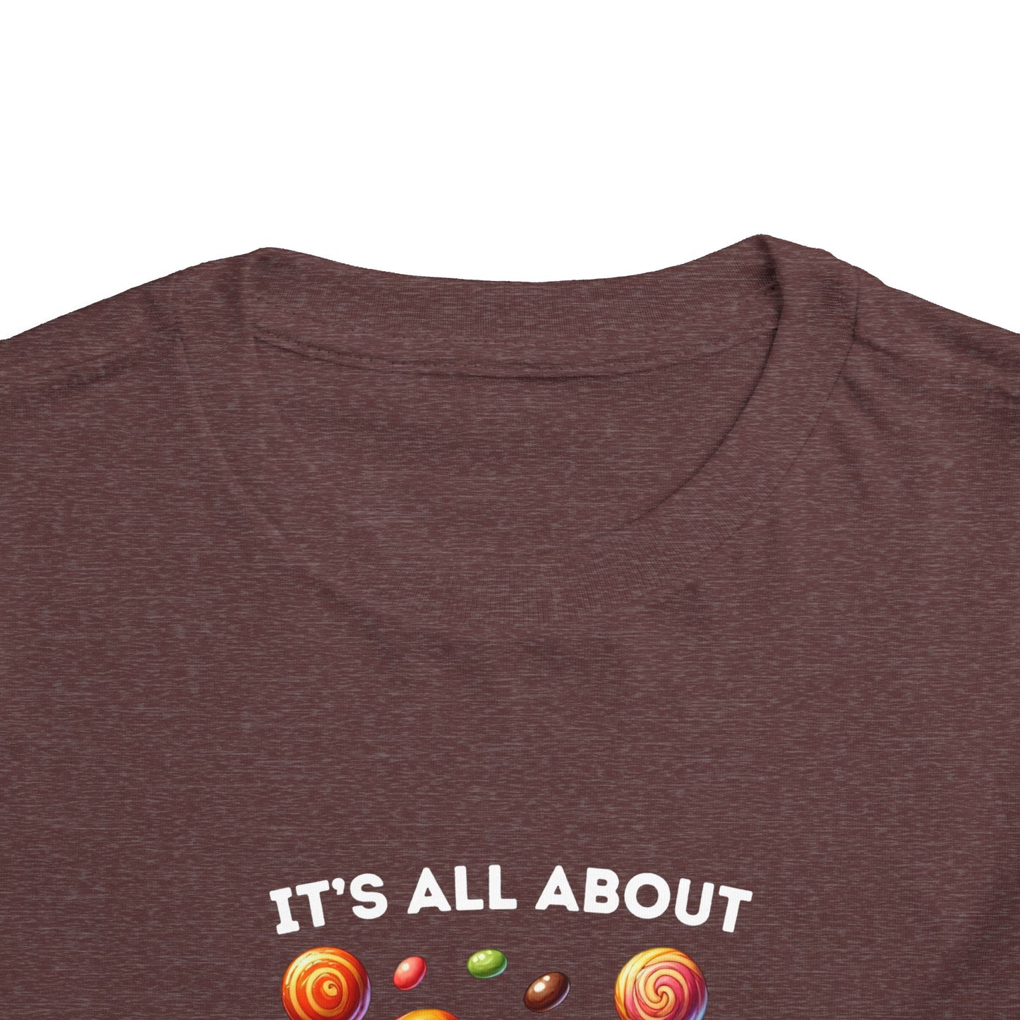 Toddler Tee - Halloween / Monster - It's all about the Candy! (01a)