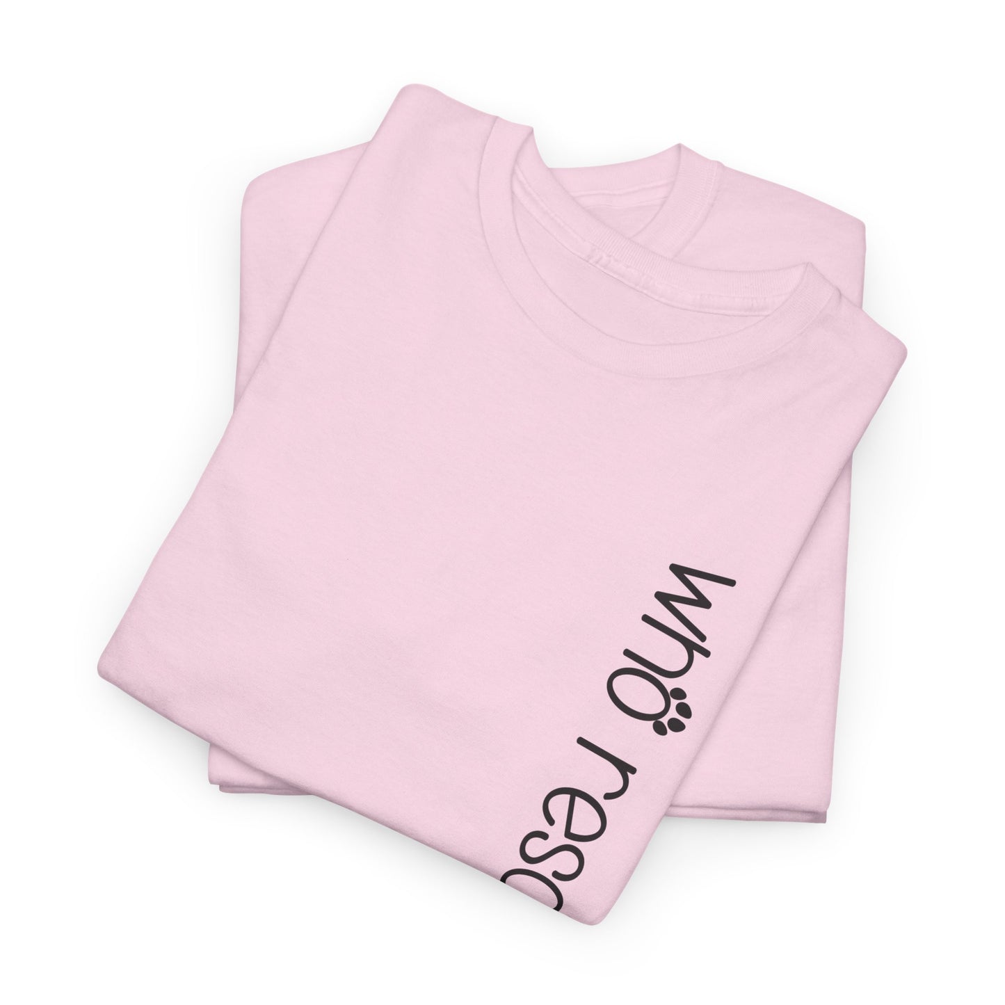 T-Shirt - Animal Lover - 'Who Rescued Who?'