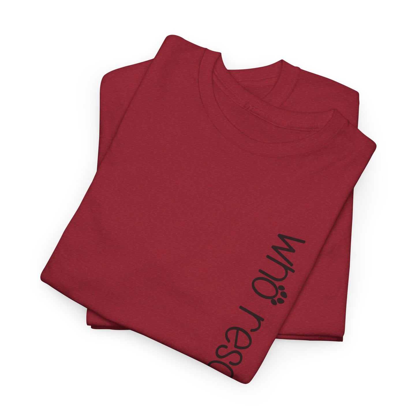 T-Shirt - Animal Lover - 'Who Rescued Who?'