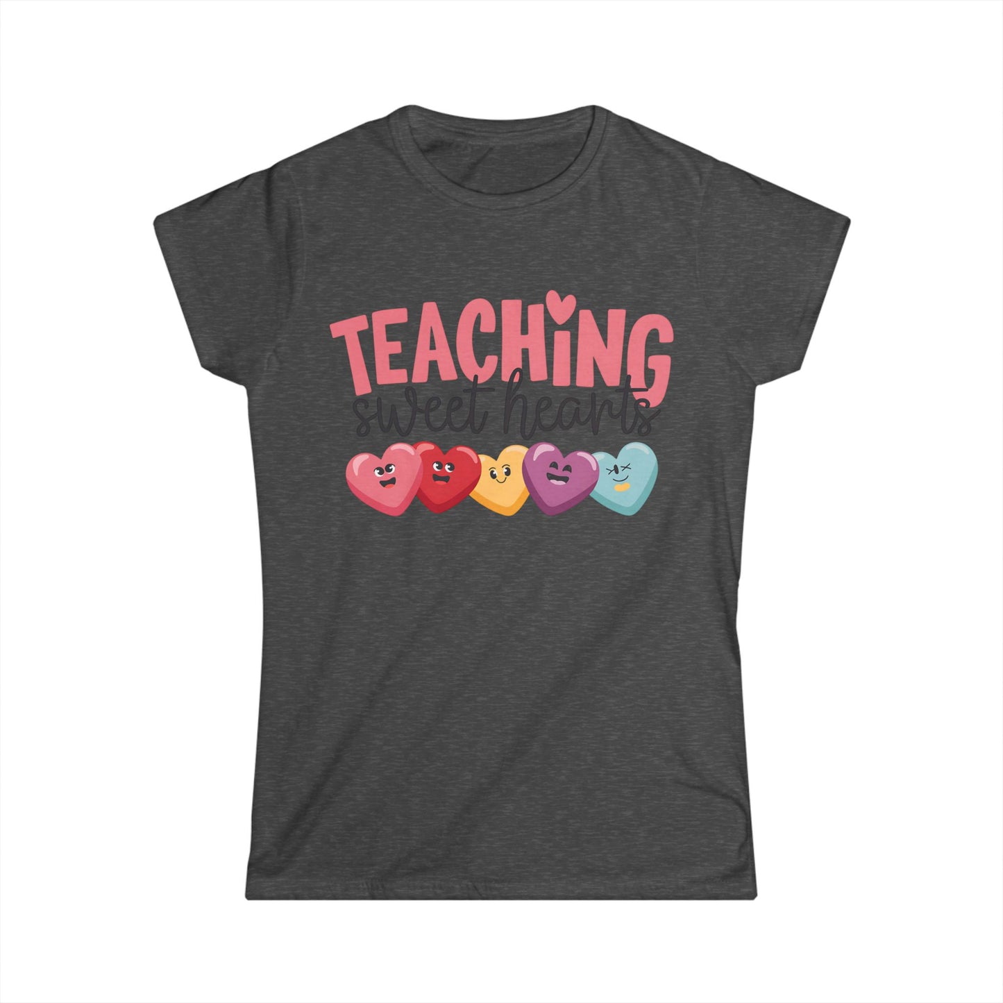 Female T-Shirt - Teacher / Valentine - Teaching Sweet Hearts (01)