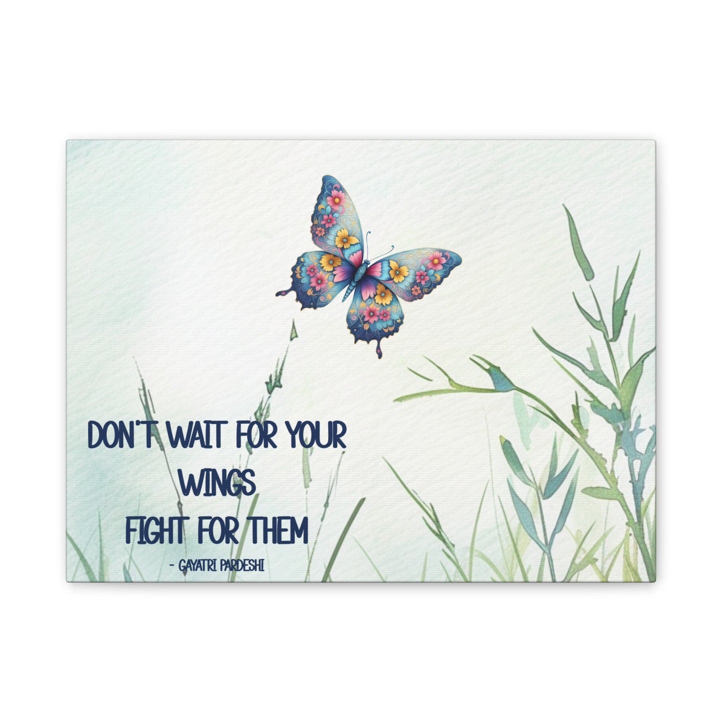 Canvas - Butterfly - Don't Wait for Wings (1)