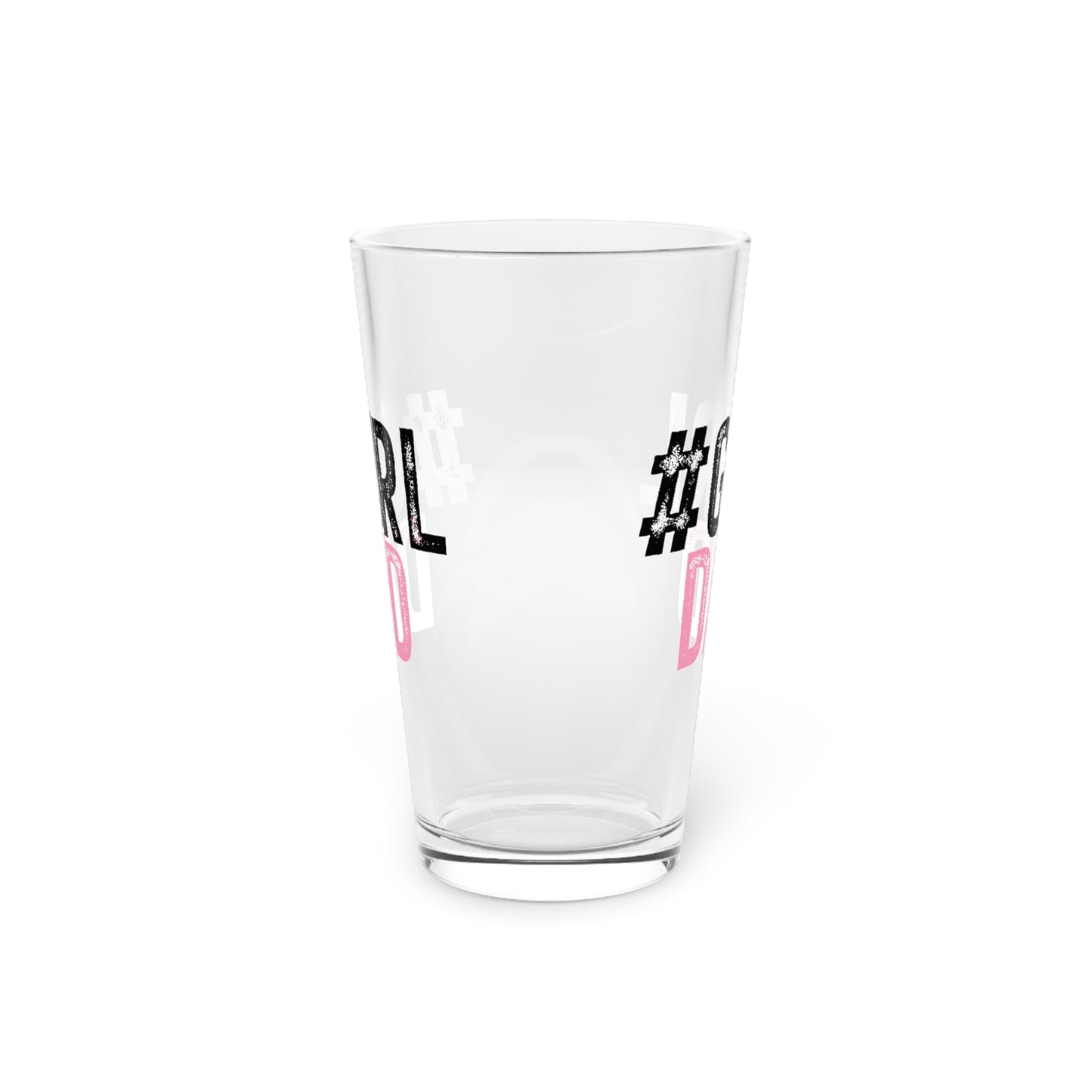 Pint Glass, 16oz - Dad - #girldad (1)