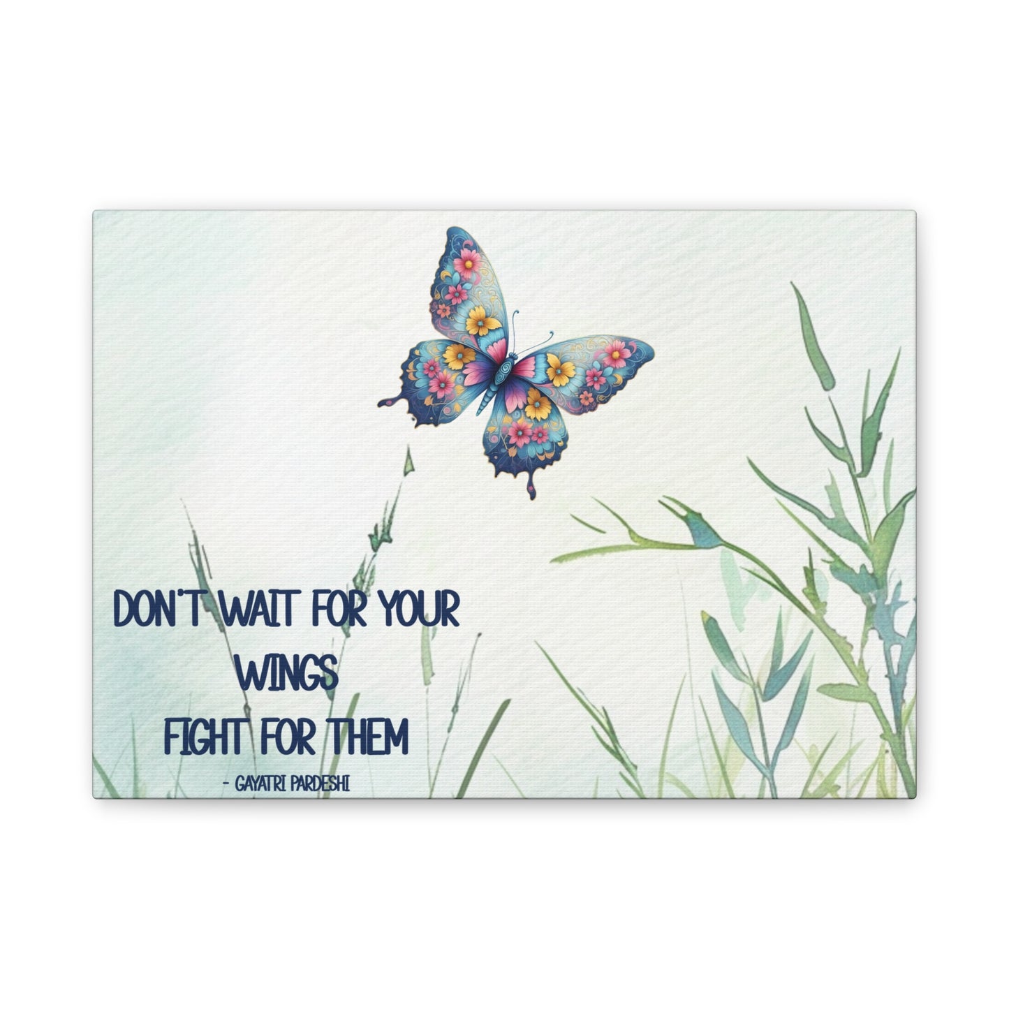 Canvas - Butterfly - Don't Wait for Wings (1)